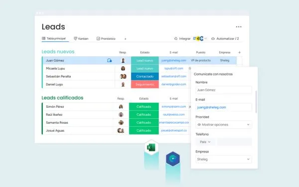 Monday Sales CRM