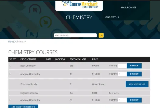 Course Merchant