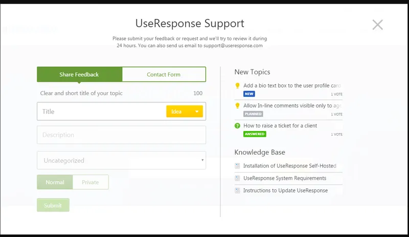 UseResponse Mesa de Ayuda