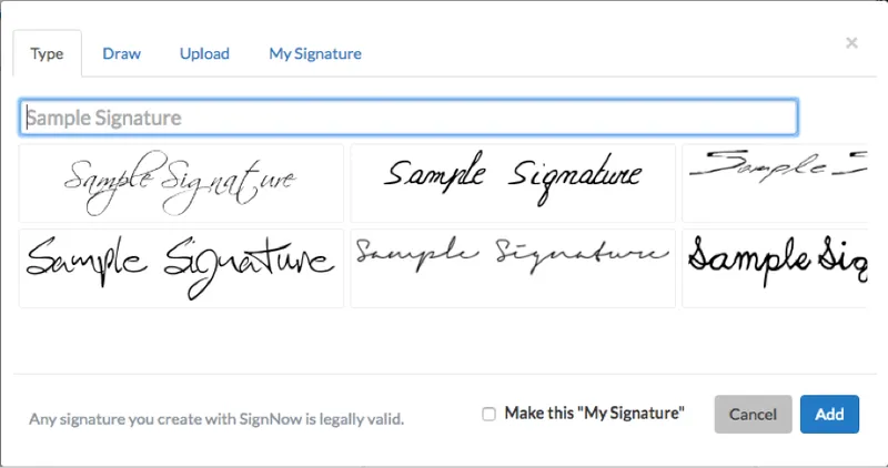 SignNow Firma Electrónica