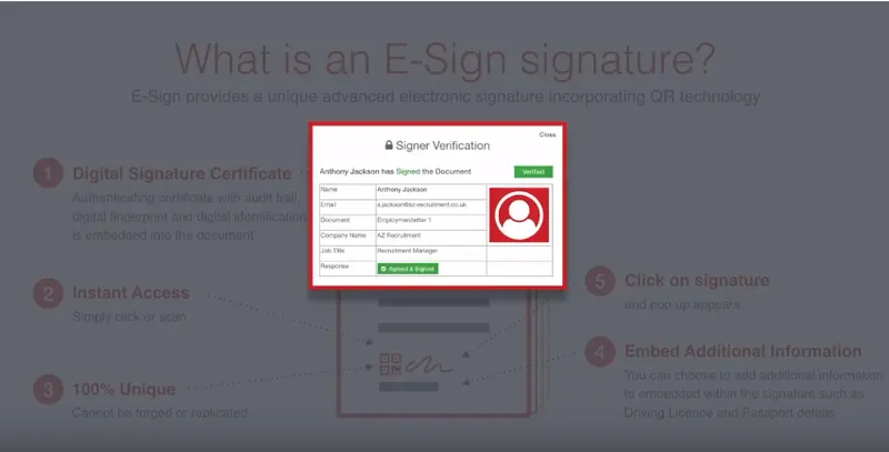 E-Sign and Veri-me