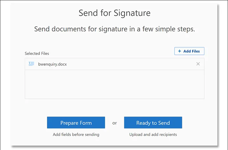 Adobe Sign
