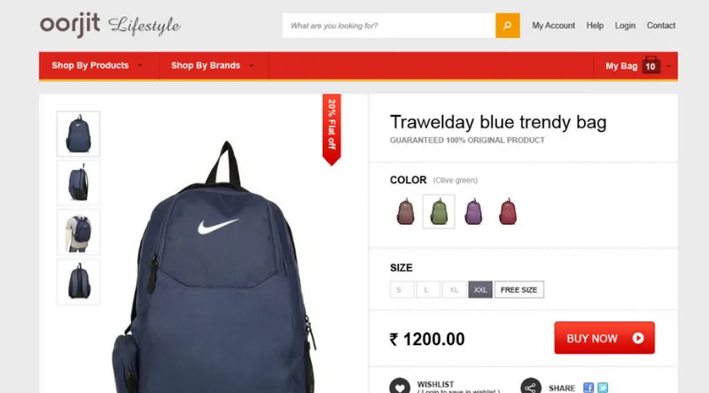 oorjit eCommerce