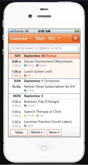 Cozi Calendarios