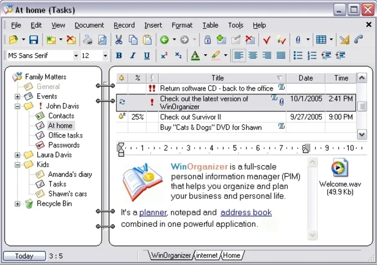 Winorganizer