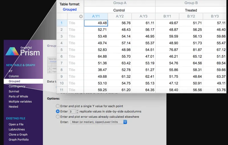 Prism Statistics