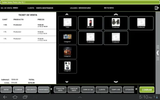 App Tablet Sales Point