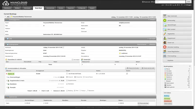 Mancloud Hotel Software