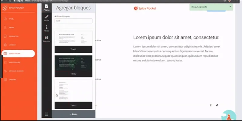 Spicy Rocket - Ecommerce