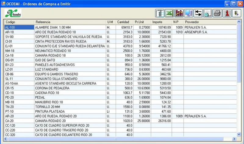 Tixtools MRP