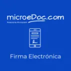 MicroeDoc Software Firma Electrónica logotipo