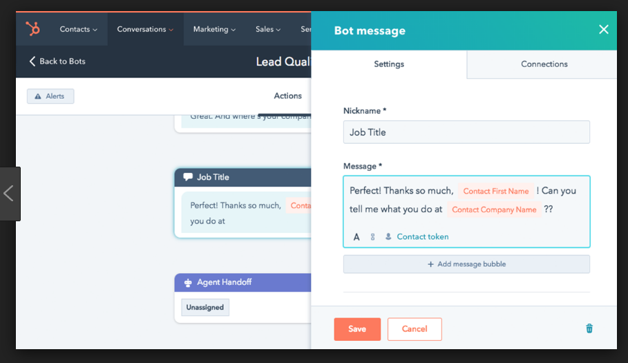HubSpot Chatbot precios, funciones y opiniones